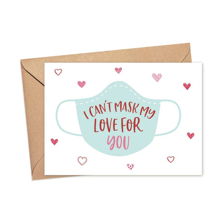 Can't Mask My Love For You | A2 for wholesale by Lost In Lettering