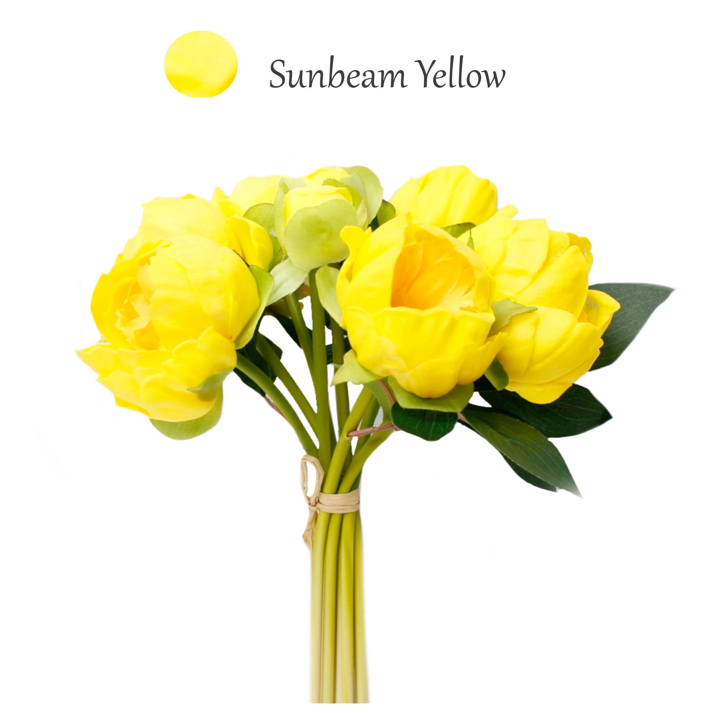 Angel Isabella - Wholesale Artificial Flowers - Case Packed Value-10 Bundles Real Touch Faux Peony bundle10