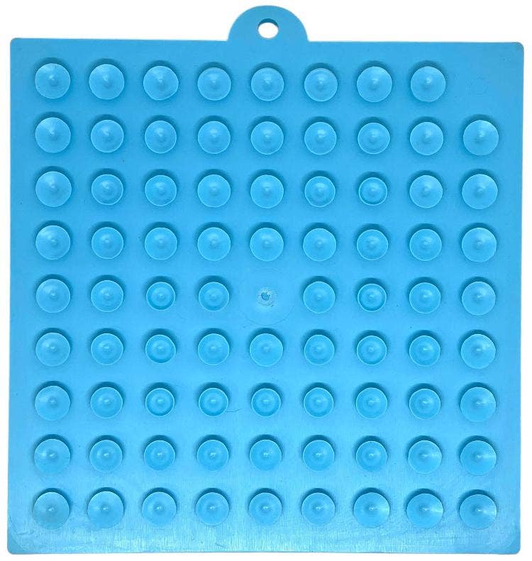 Light Blue Hold 'em Suction Cup Holder for eBowls, eTrays, and eMats for wholesale on Faire5