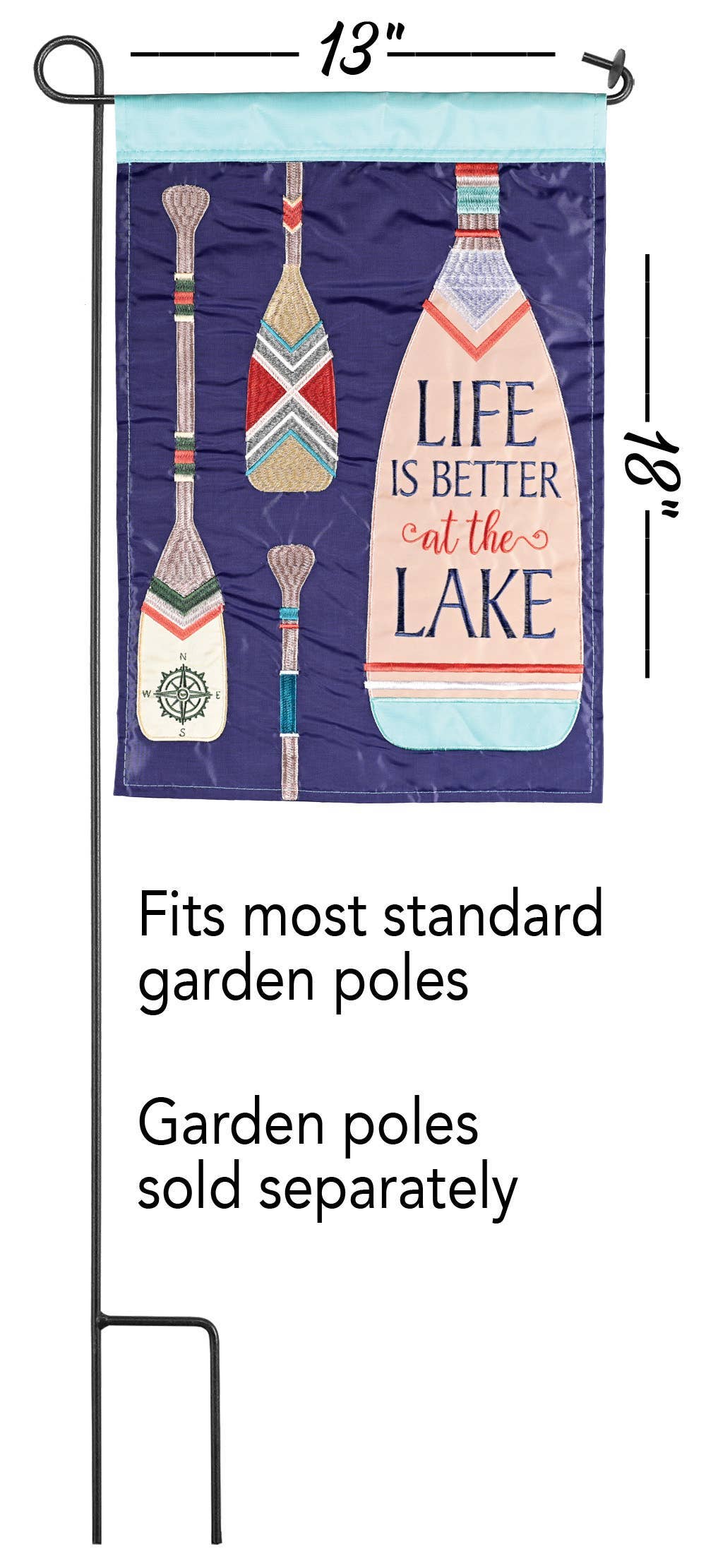 Dicksons - Wholesale Flag - Flag Life Is Better At The Lake 13x182