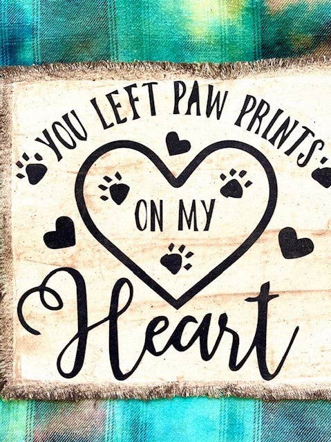 CAMISA FLANELA “YOU LEFT PATA ON MY HEART” FLANELA (#371) por atacado de Jana's Flannels