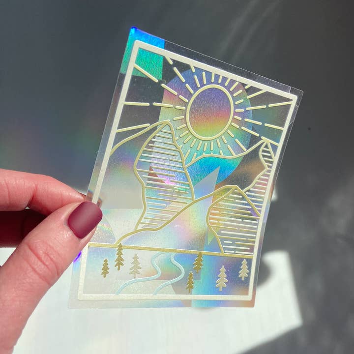 Landscape Suncatcher Sticker for wholesale by Ten By Ten
