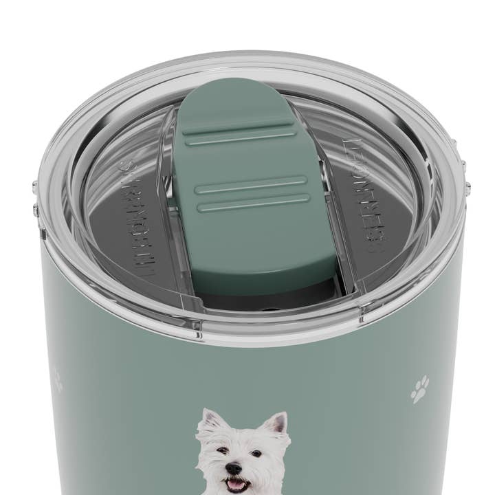 E&S Pets - Wholesale Insulated Mug/Tumbler - 3D Printed - Westie - Tumbler, Leak-Proof, Durable - 20 Oz