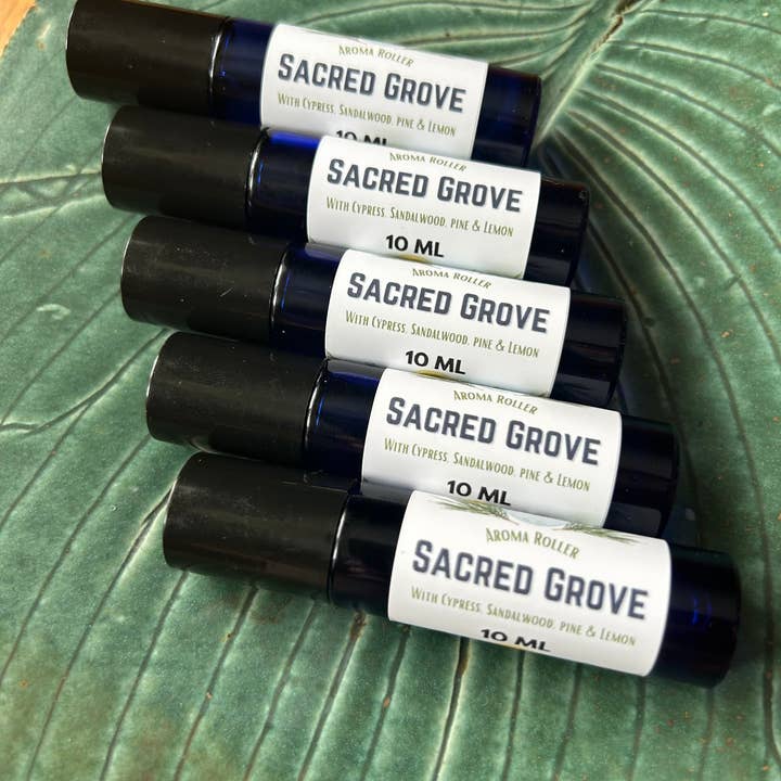 Sacred Grove Aroma Roller, 10ml for wholesale by Bear Moon Botanica
