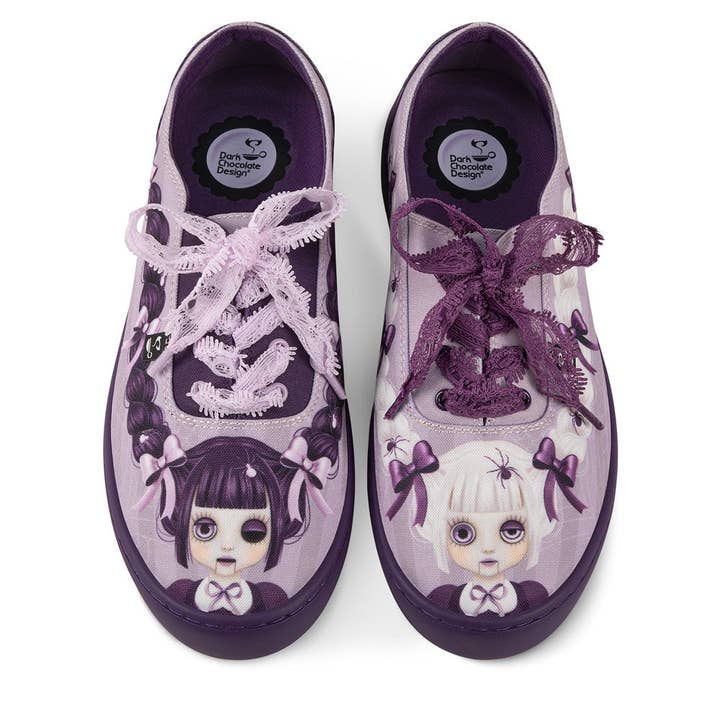 Chocolaticas® Nocturna Sisters Casual Sneaker for wholesale by Hot Chocolate Design