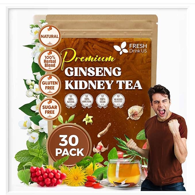 Ginseng 6 Treasures Kidney Tea, Super Kidney Cleanse Detox Tea For Men & Women, 100% Natural Roots & Berries | Caffeine-Free | Adaptogenic Blend for Energy, Wellness & Vitality Support and other Purchase Wholesale weihnachtsengel erzgebirge. Free Returns & Net 60 Terms on Faire trending on Faire.