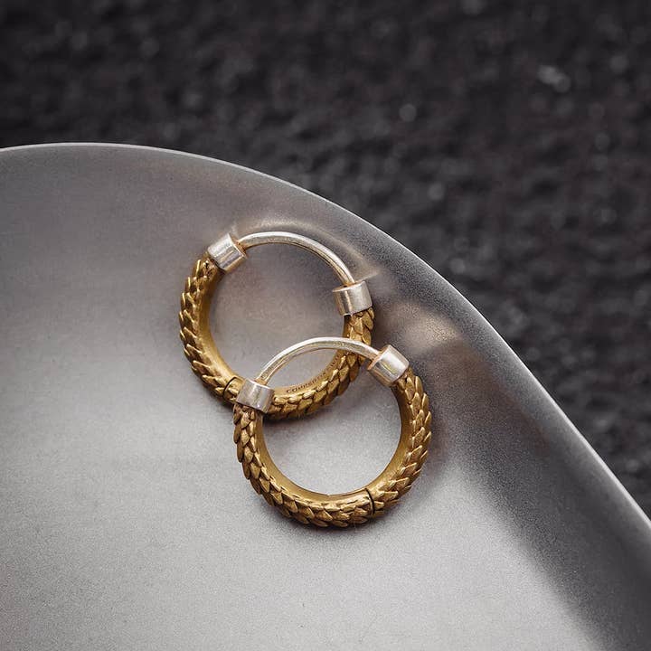 Coppertist.wu - Wholesale Hoop Earrings - Snake Skin Earrings8