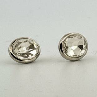 Nette Road Wholesale – Großhandel Ohrstecker – Ovale Edelstein-Ohrringe1