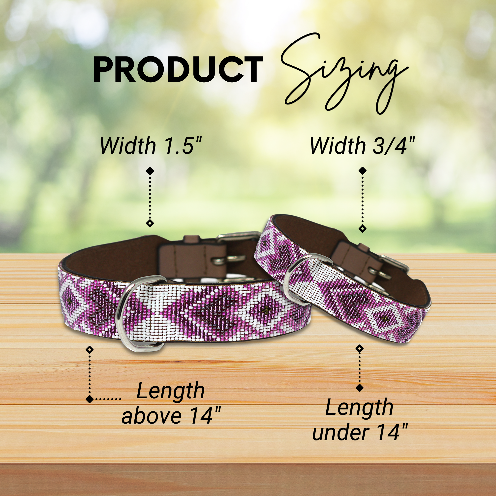 Sambboho - Wholesale Pet Collar - Dog - Paris Sambboho Dog Collar (with Center D-ring)2