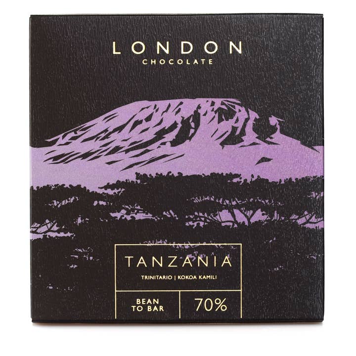 Tanzania Award-Winning Cacao Chocolate Bar for wholesale by London Chocolate
