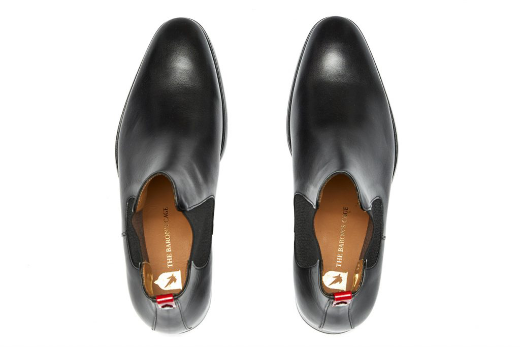 Hand Painted Black Chelsea Boots: Mr Donald for wholesale on Faire4