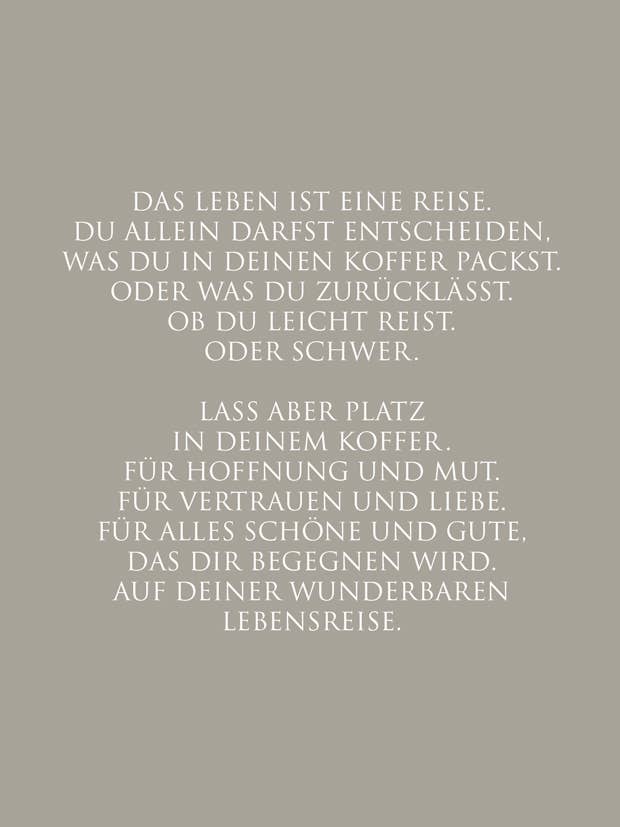 Postkort «Life is a journey...» for engroshandel hos WUNDERWORT by Angela Gwinner