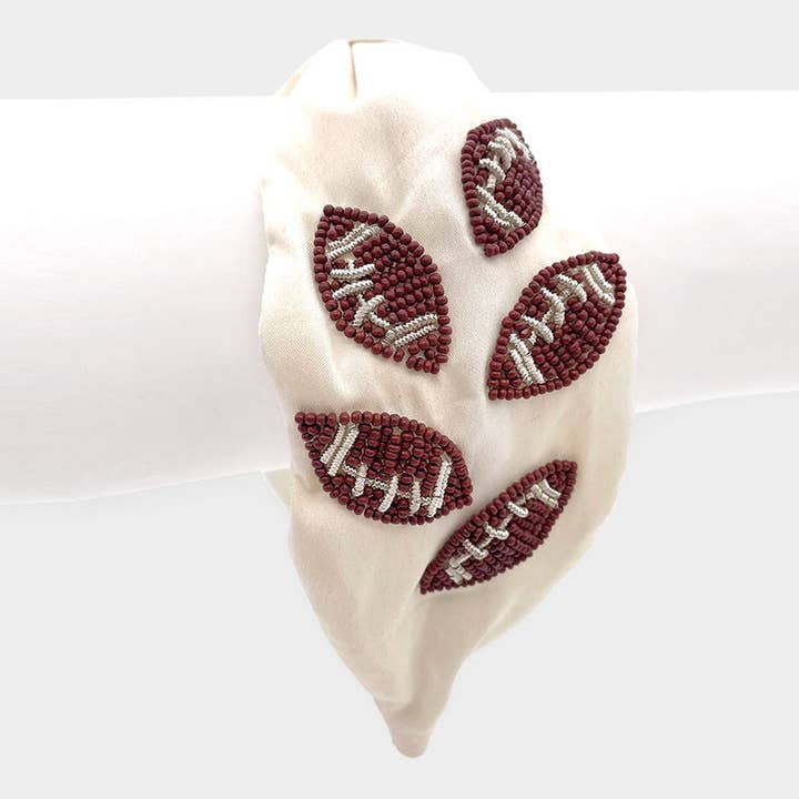 Sensibling Corp. - Wholesale Fashion headband – women's - Seed Bead Basketball/Soccer/Football/Baseball Headband3