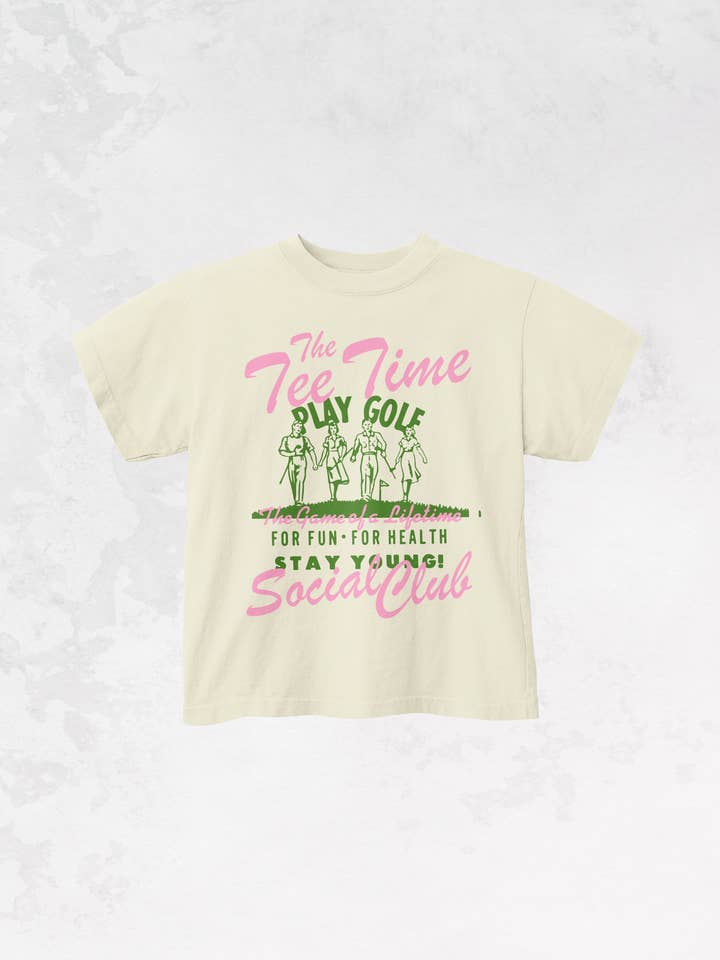 * KIDS * The Tee Time Social Club Oversized Kids T-Shirt for wholesale by The Clandestine Underground