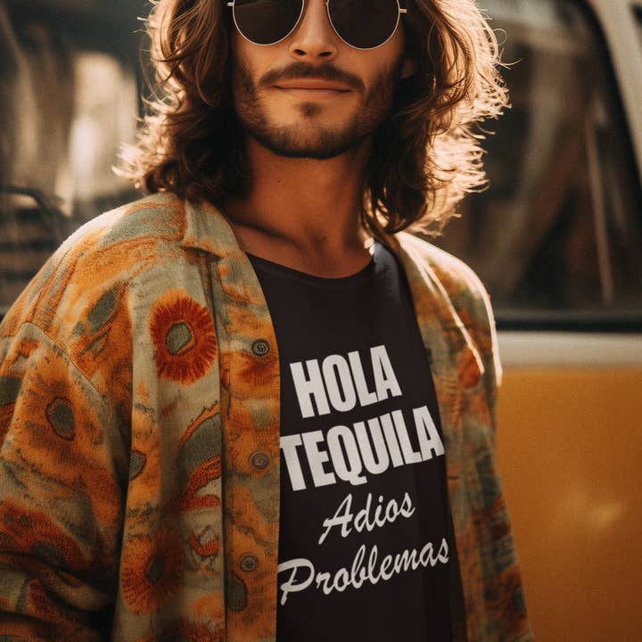 Hola Tequila Adios Problemas - Men's Tee and other Purchase Wholesale adios. Free Returns & Net 60 Terms on Faire trending on Faire.