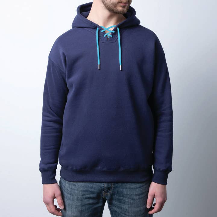 Infinite Sourcing & Trading LLC. - Wholesale Hoodie - Men's - Blank hoodie heavy blend w/Colored drawstring-Build hoodie81