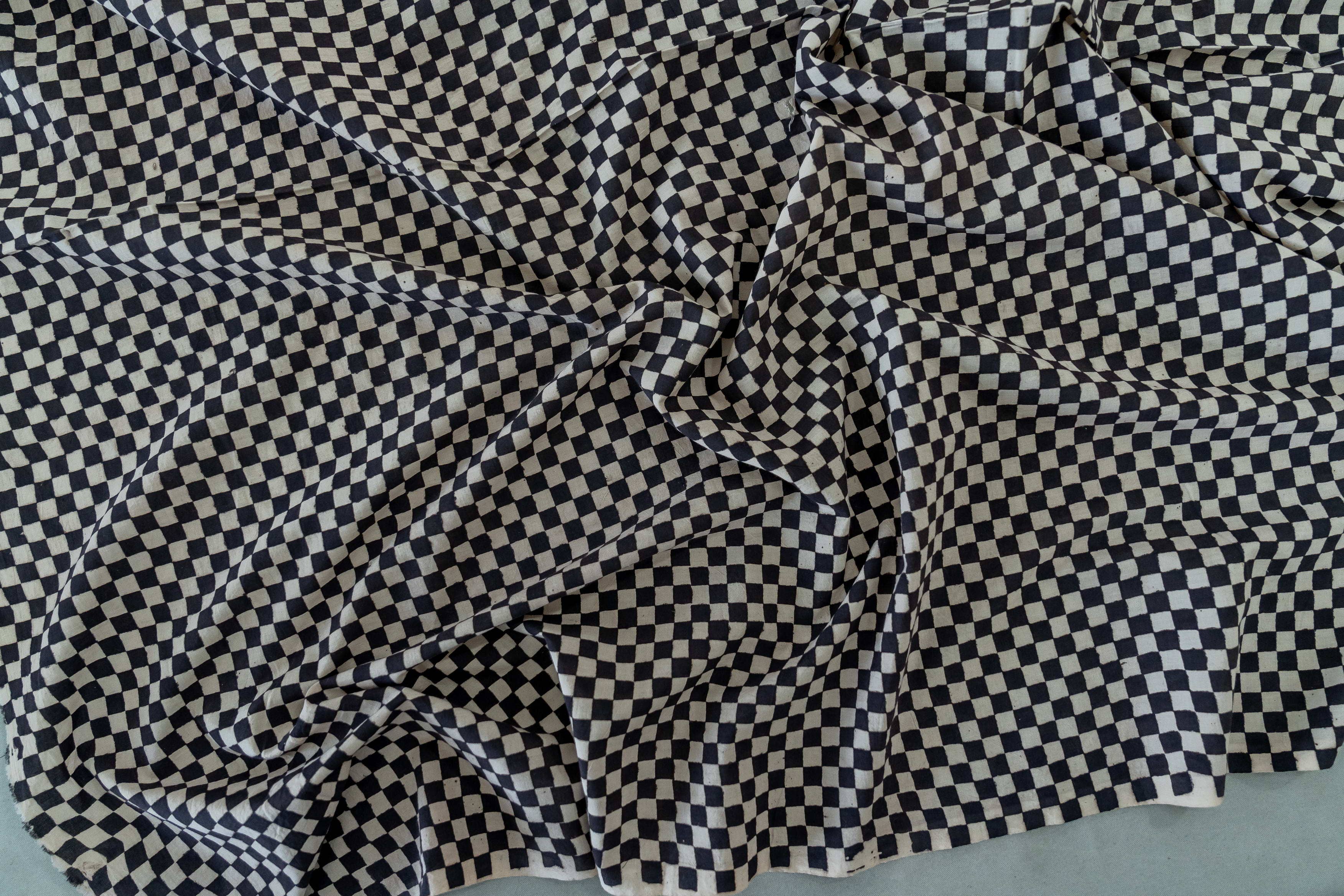 Block printed black skirt for wholesale on Faire6