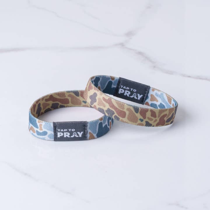 Versible - Wholesale Wristband - Tap To Pray® Wristband – River Rock Camo - Sahara and Copper6