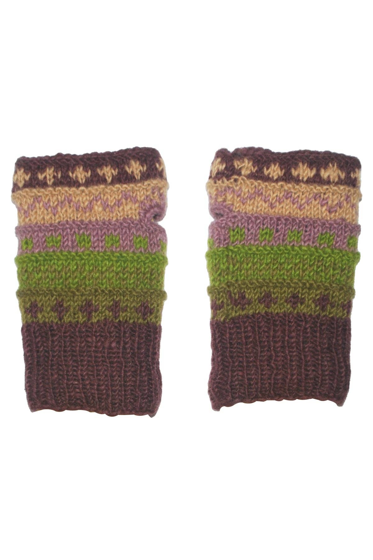 Lakhays Collection Inc. - Wholesale Hand Warmer - Winter Hand-Knit Wool Unisex Handwarmer Fingerless Gloves11