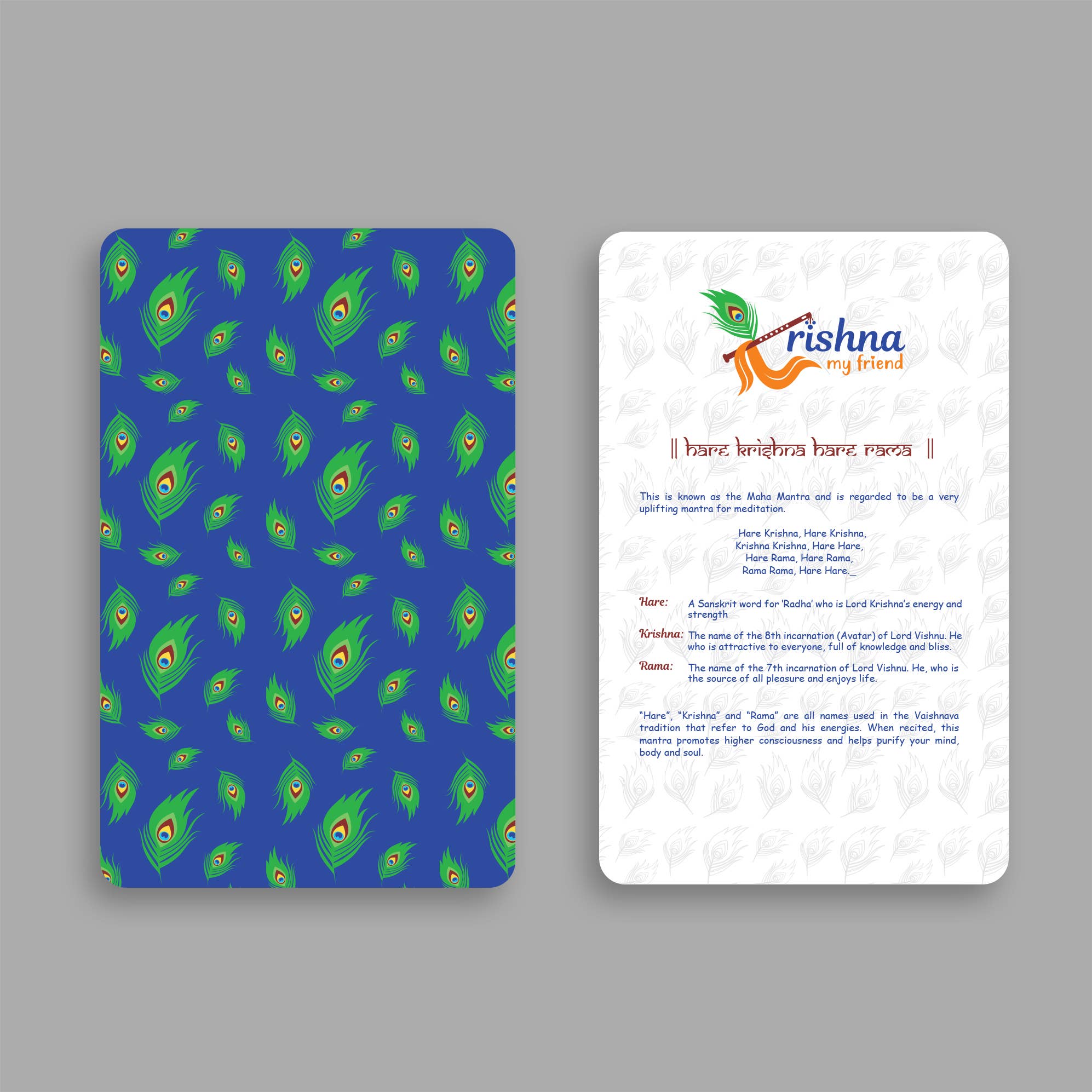 Krishna My Friend Ltd – wholesale Stuffed/plush toy – Kids & baby – Mantra Singing Baby Krishna Plush Toy - Hare Krishna Mantra5