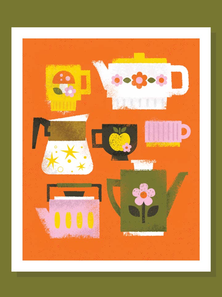 Coffee Art Print for wholesale by sunrise motel