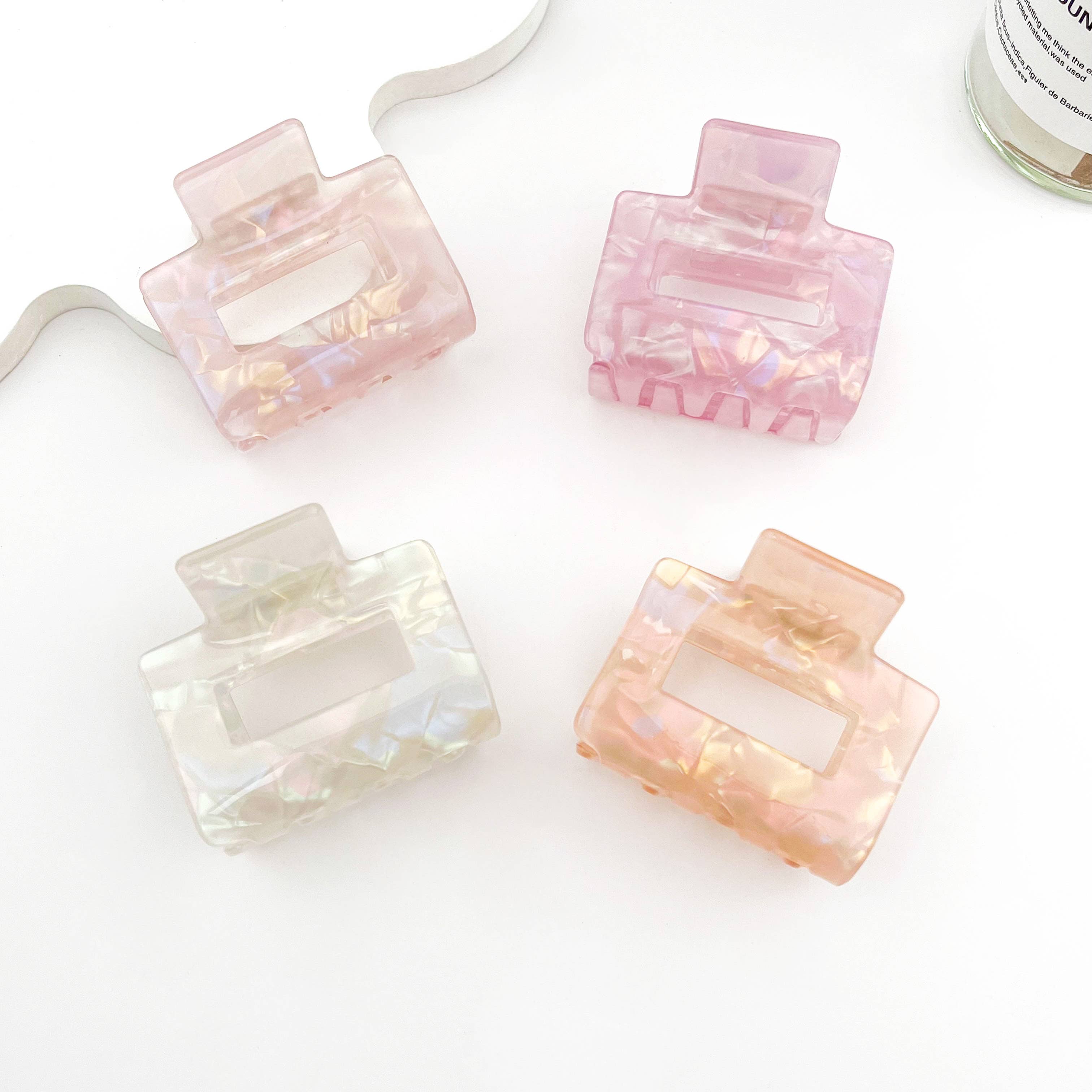 mildstyles - Vendita all'ingrosso Fermaglio per capelli - Donna - Clip a artiglio quadrato medio cavo – Stile geometrico moderno4