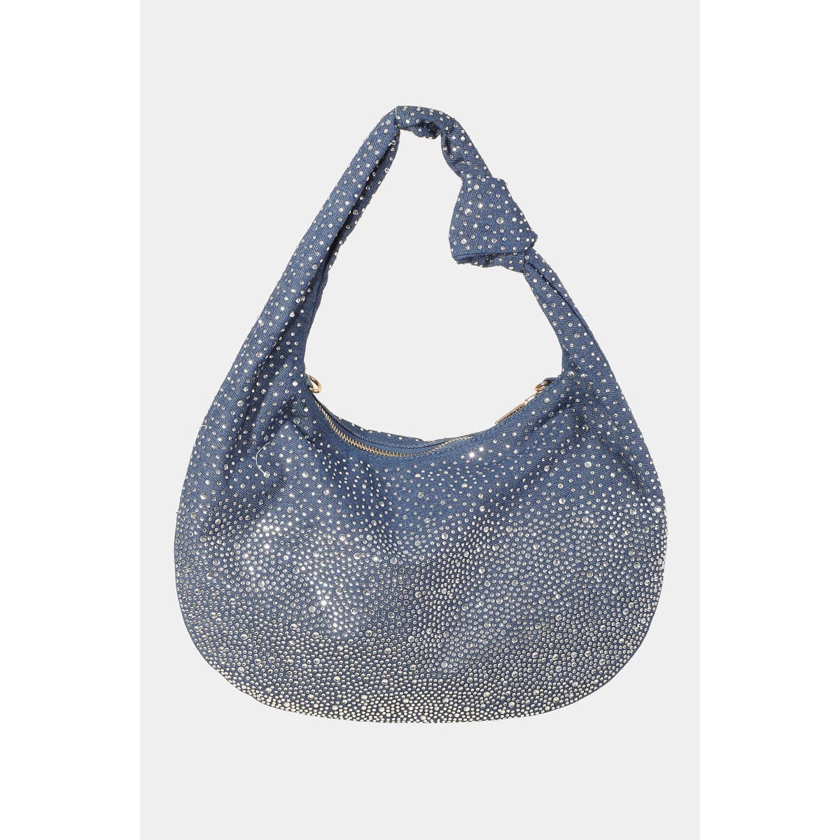 Collections by Fame Accessories - Wholesale Shoulder Bag - Women's - Rhinestone Studded Hobo Bag7