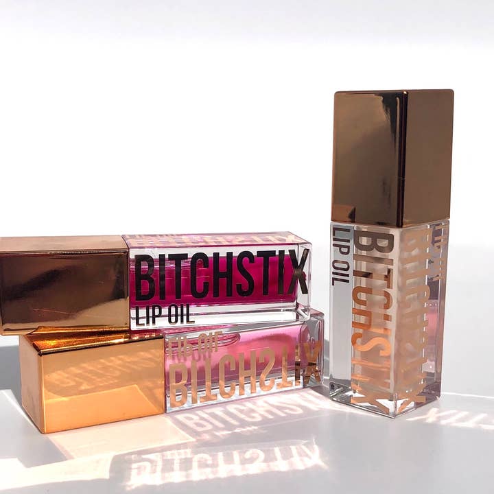 BITCHSTIX - Wholesale Lip Gloss - BITCHSTIX Rose Lip Oil Gloss2