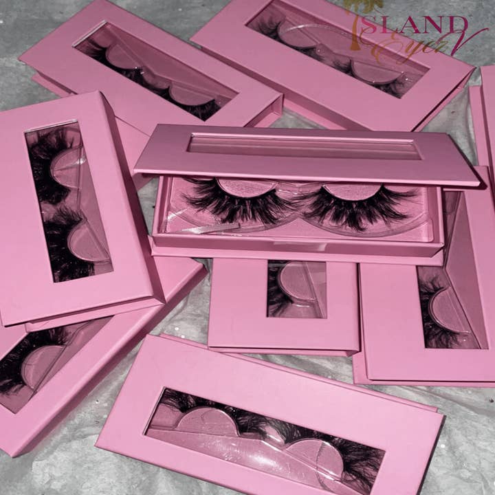 Island Eyez Vendor - Wholesale False/Fake Eyelashes - Pink Dolly Lash Business Starter Kit