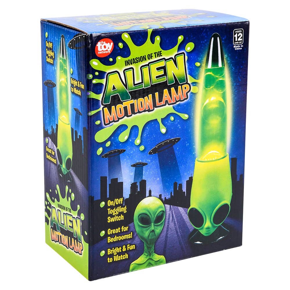 La Luna Bella - Toys - Wholesale Classic Toy - Kids - 13" ALIEN HEAD WAX MOTION LAMP LLB kids toys1