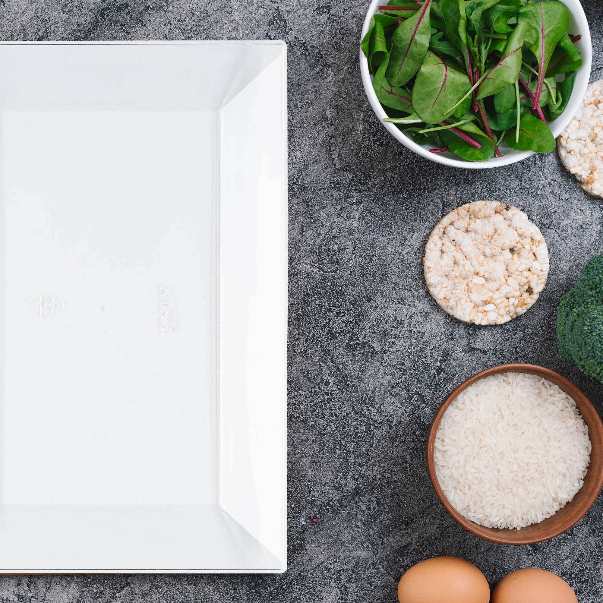 Smarty had a Party - Wholesale Kartonnen bordje - 5,5" x 8,5" Transparante Plastic Dessertborden - 120 stuks7