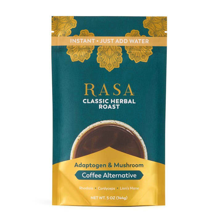 Rasa - #1 in Functional Adaptogens - Wholesale Health/Detox Tea - Rasa Classic Herbal Roast | Coffee Alternative | 5 oz