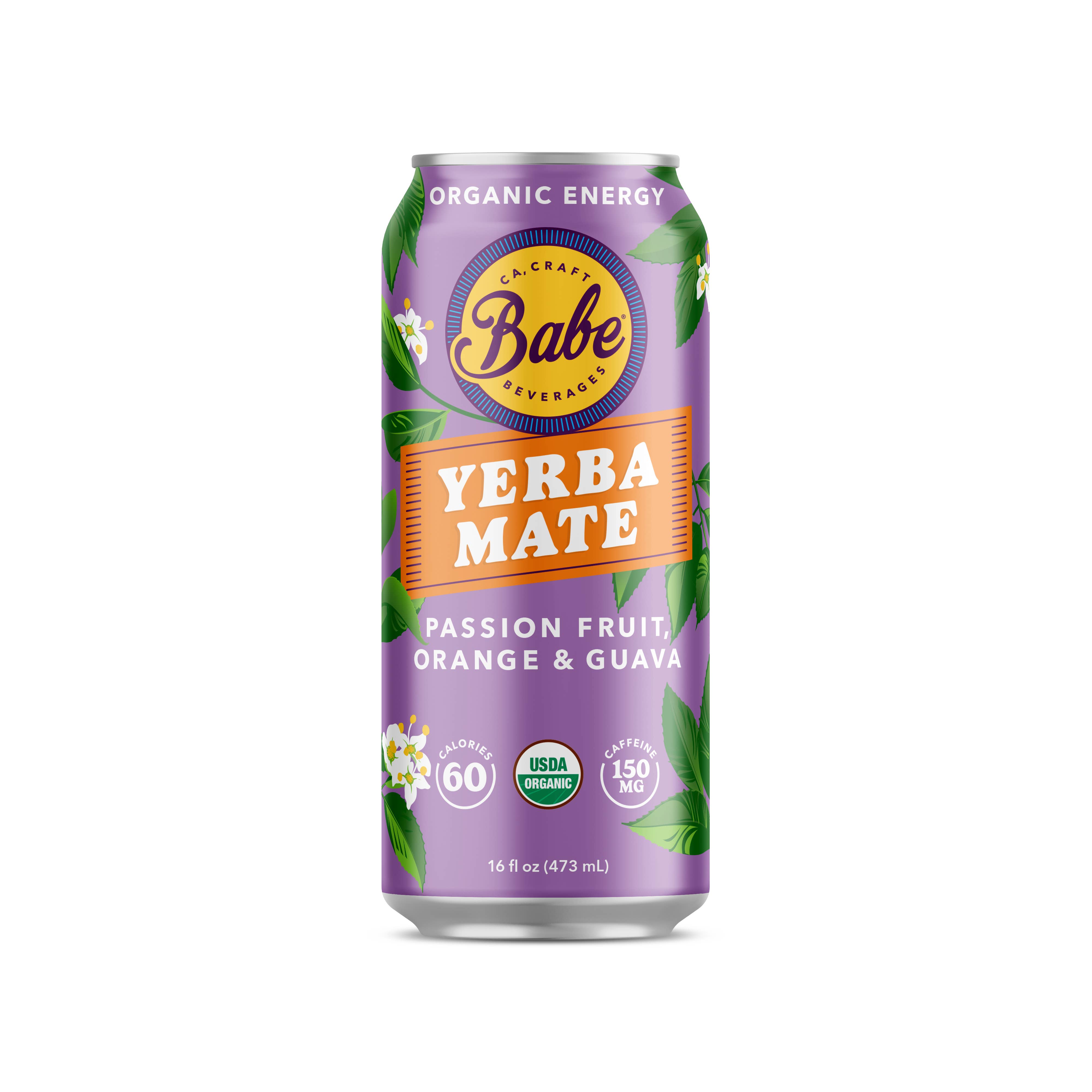 Babe Beverages - Wholesale Iced Tea - POG Yerba Mate Tea - 12 Pack