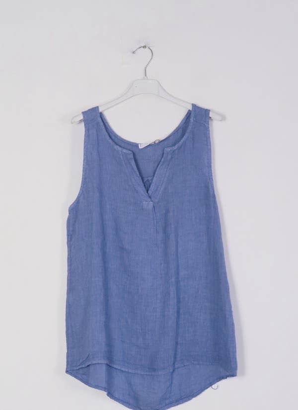 LÉA & LUC - Wholesale Tunic - Women's - 100% Linen Tank Top REF. 3800926