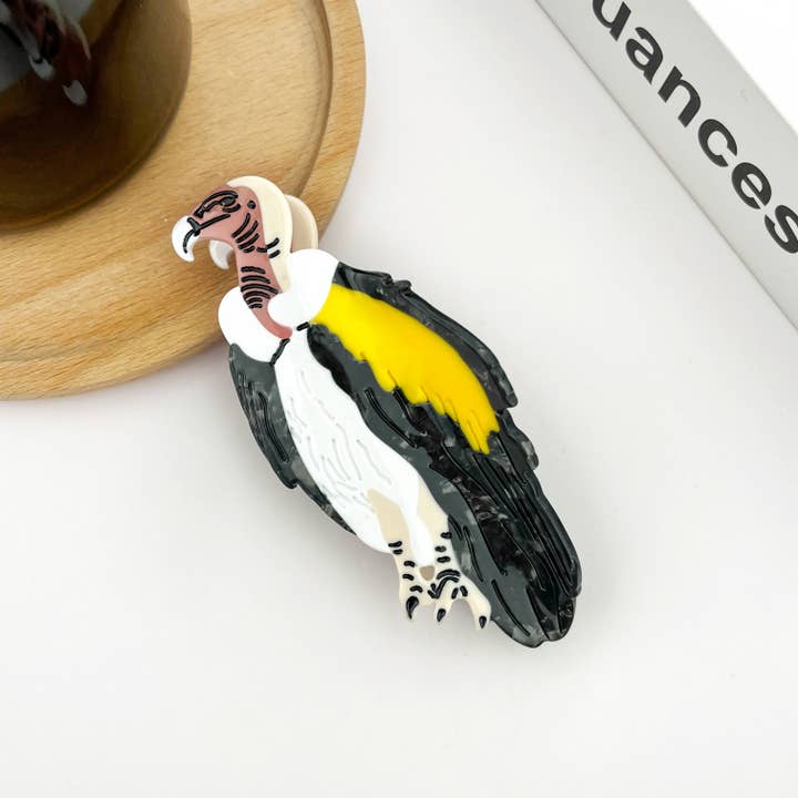 TheDivaSoap - Wholesale Hair Clip - Women's - Vulture, Shoebill & Parrot Claw Clip, Acetate Bird Hair Clip