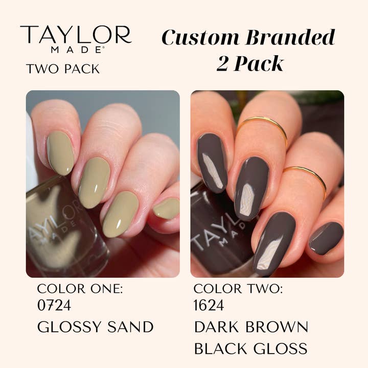 Taylor Made Polish - Vendita all'ingrosso Smalto per unghie - Smalto per unghie personalizzato: confezione da 2 a lunga tenuta + vegano + non tossico113