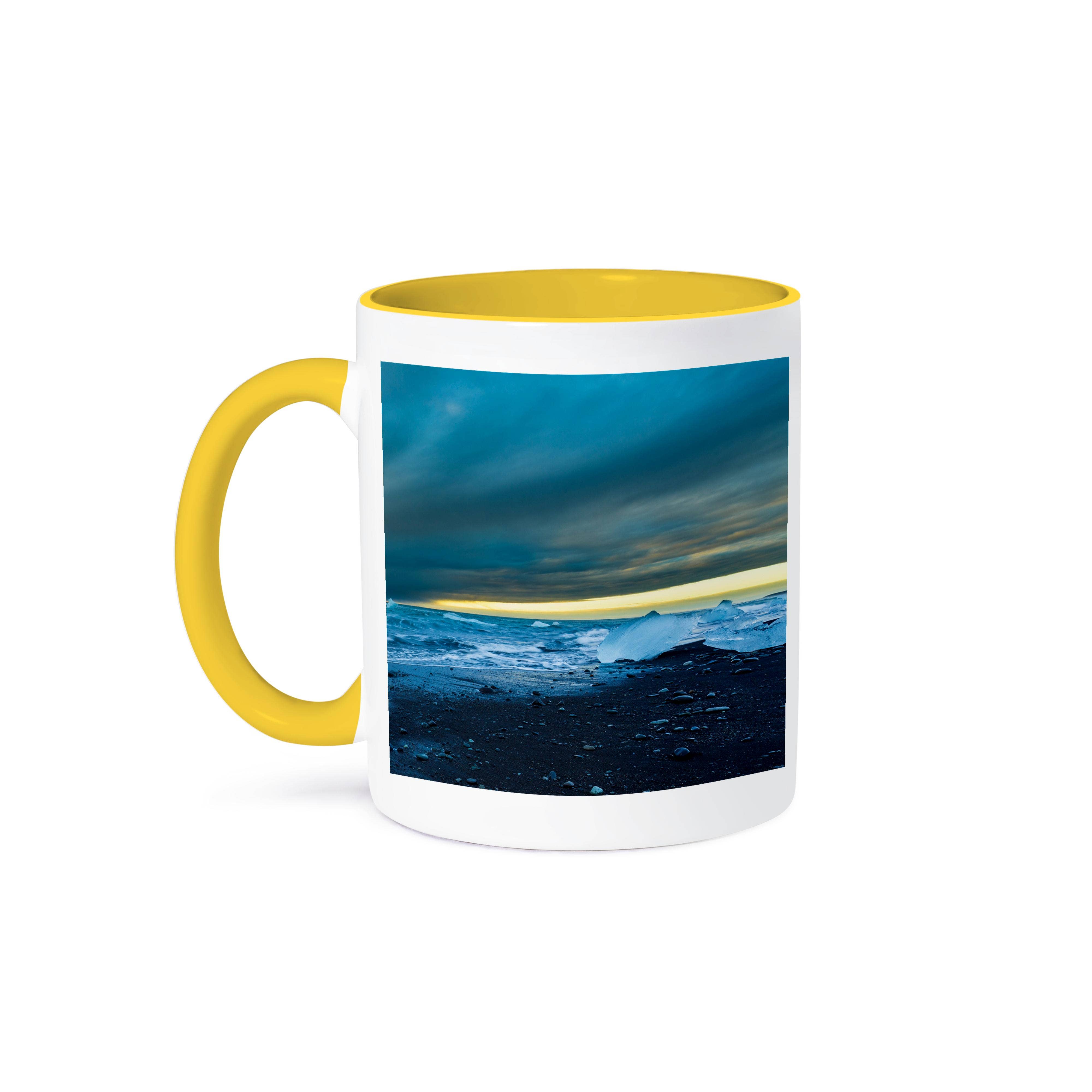 3dRose - Wholesale Coffee Mug - 3dRose, Bergy bits in beach landscape, Iceland, Mug0