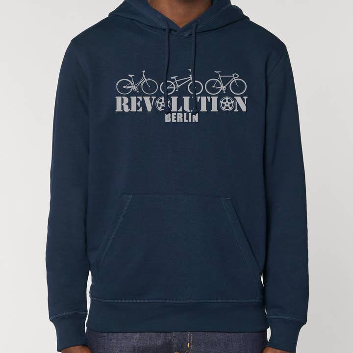 Revolution Berlin Unisex Hoodie for wholesale by Meeplings | Handmade in Berlin