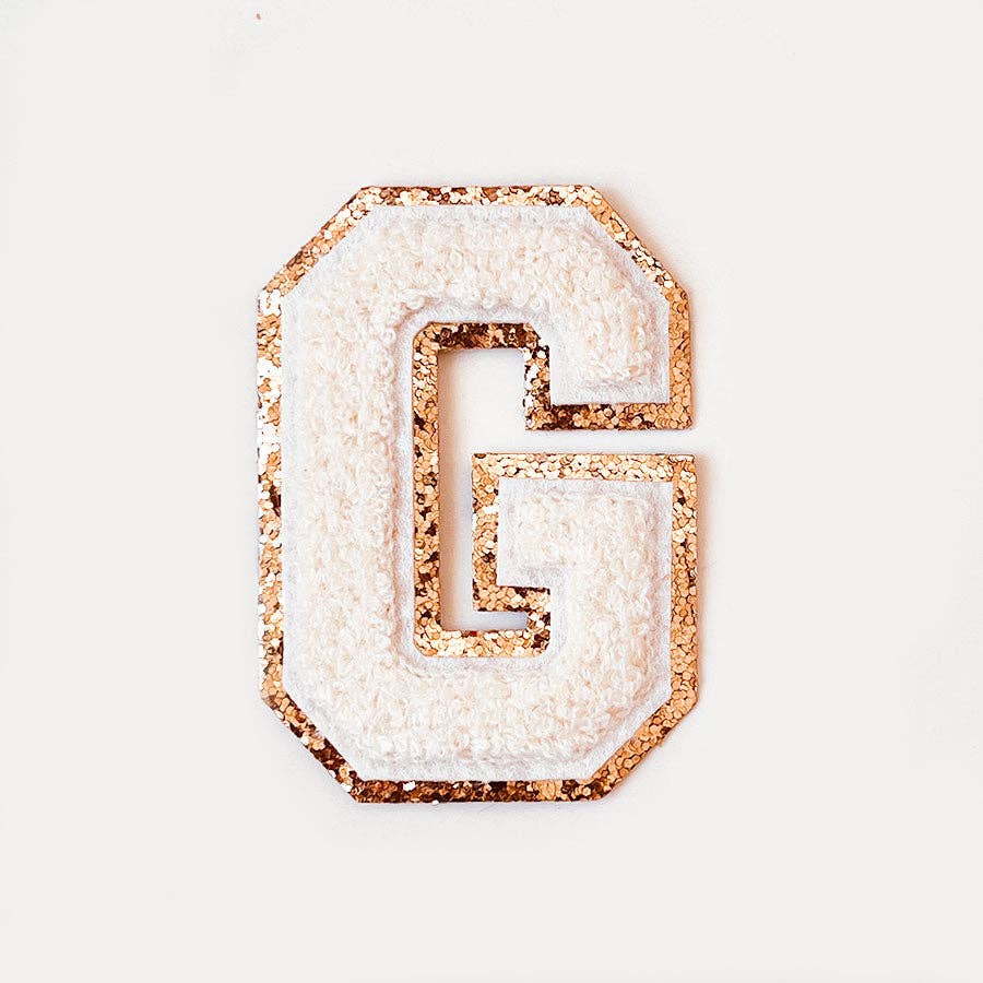 Mimi's Glow Accessories - Wholesale Sticker - Glitter Letters Cream (VE3)7