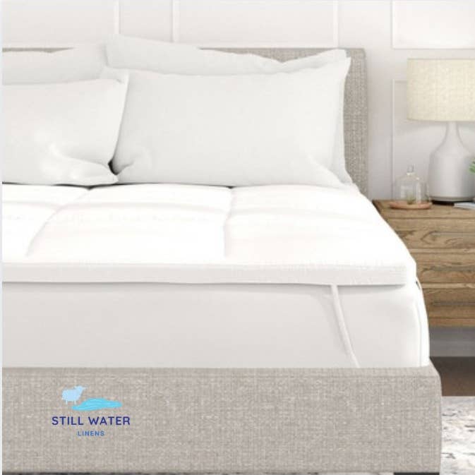 Still Water Linens - Wholesale Mattress Pad/Protector - Plush Mattress Topper Overfilled - 4 Pack
1