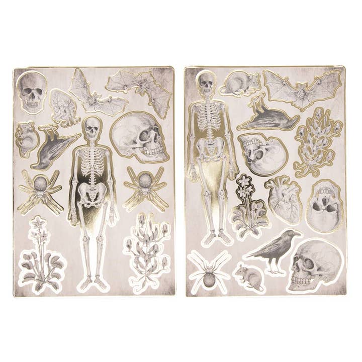 Cabinet of Curiosities klistermærker, 25 stk. for engroshandel hos Tim&Puce Factory