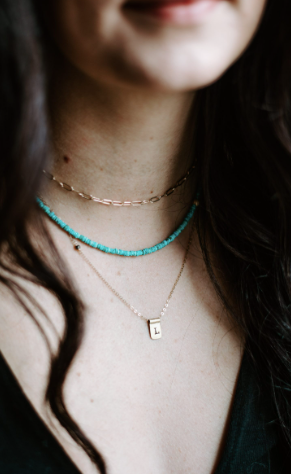 CLP Jewelry - Wholesale Pendant/Charm Necklace - Tab Letter Necklace2