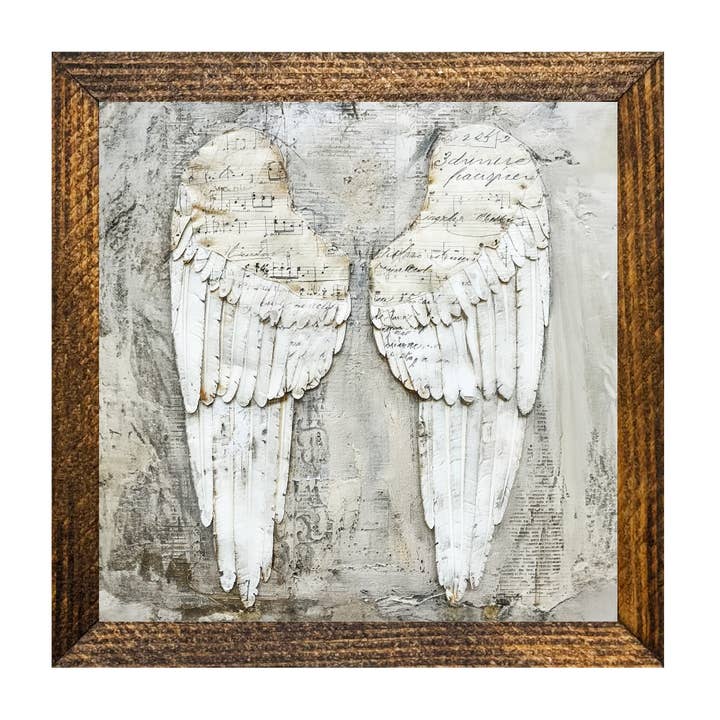 Jarmz Designs - Wholesale Sign - TIMBERLAND FRAME "BLESS YOUR HEART SERIES" ANGEL WINGS 2
