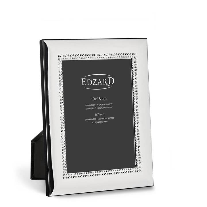 EDZARD - Wholesale Picture Frame - Photo Frame Turin (13x18 cm), Silver-Plated