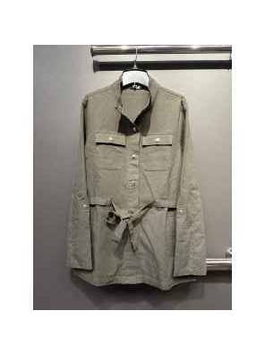 Olive Breezy Linen Anorak para venda a revendedores na Faire5