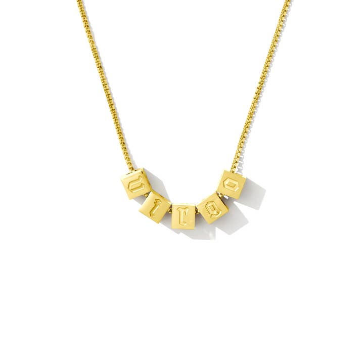 BOX NECKLACE - VIRGO ZODIAC for wholesale by teal market