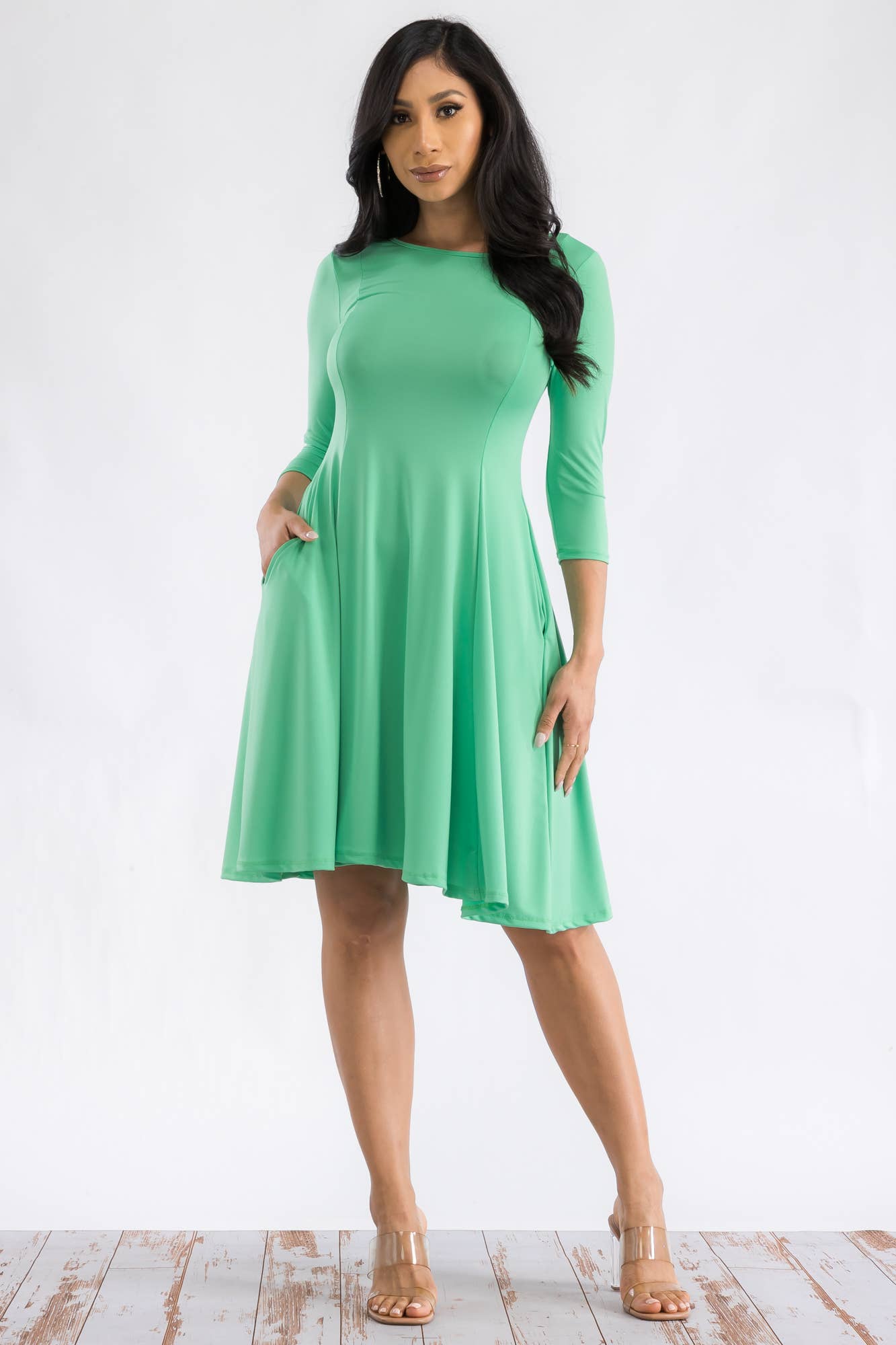 H&H Fashion Inc. – Großhandel Kleid – Damen – HH711X-SL - Langärmliges Tunikakleid33