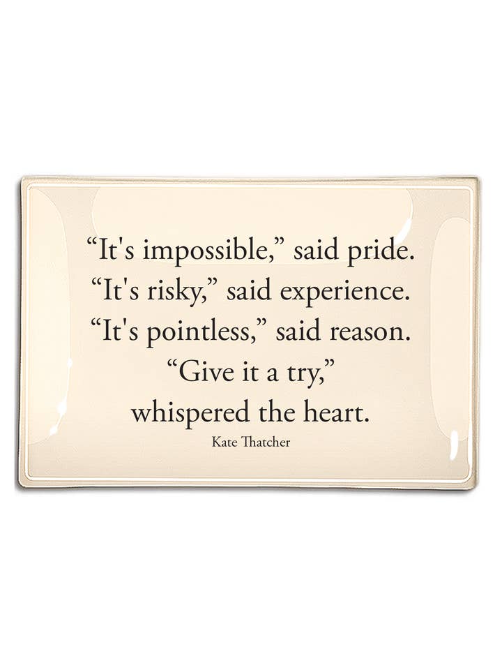 « C'est impossible », dit le plateau de découpage Pride. pour la vente par Ben's Garden