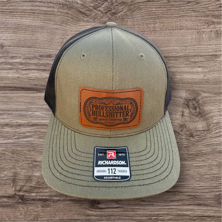 Designed To Flaunt - Wholesale Trucker Hat - Men's - Engraved Professional Bullshitter Men's Richardson 112 Trucker Hat33