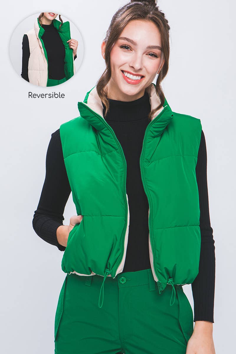 42POPS – Großhandel Oberbekleidungsweste – Damen – .Pufferweste mit Taschen2